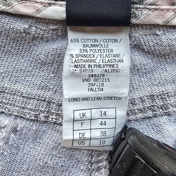 GAP Women's Gray Long Lean 70's Inspired Cordurary Jeans - Picture 8 of 9